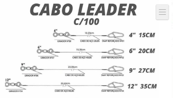 LEADER 100 PÇS - BLACK (Ottoni) - Image 3