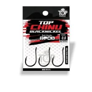 ANZOL CHINU BLACK CARTELA 20UN (Top Fishing)