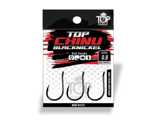 ANZOL CHINU BLACK CARTELA 20UN (Top Fishing)