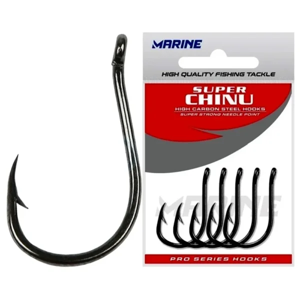 ANZOL SUPER CHINU BLACK CARTELA  (Marine Sports)