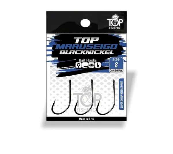 ANZOL SUPER MARUSEIGO BLACK CARTELA (Top Fishing)