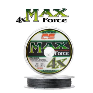LINHA MAX FORCE 4 X GREY (c/5) 100M (Maruri)