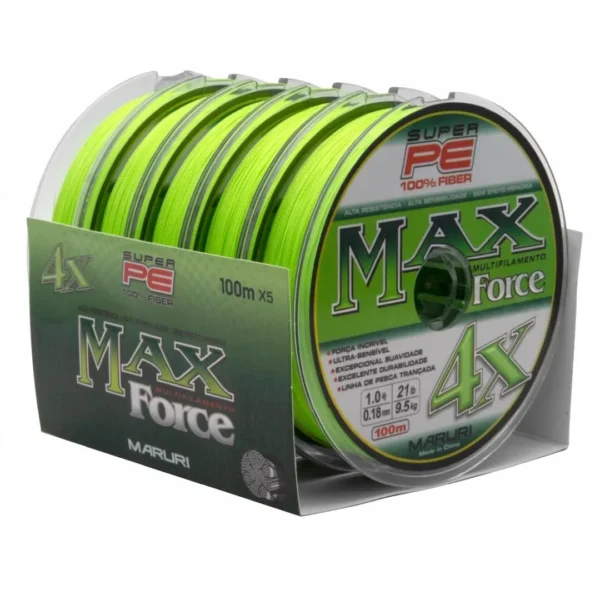 LINHA MAX FORCE 4 X LEMON 100M (Maruri)