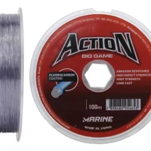 LINHA MONOFILAMENTO ACTION BIG GAME CINZA 100M (Marine Sports)