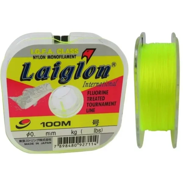 LINHA MONOFILAMENTO LAIGLON AMARELA 100M (Marine Sports)