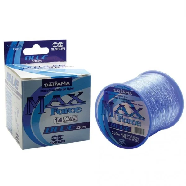 LINHA MONOFILAMENTO MAX FORCE BLUE 500M (Maruri)