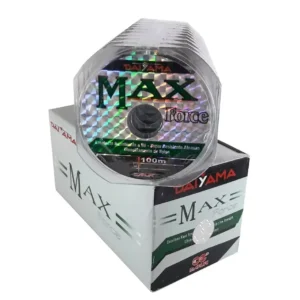 LINHA MONOFILAMENTO MAX FORCE DAYAMA CINZA/VERDE 100M (Maruri)