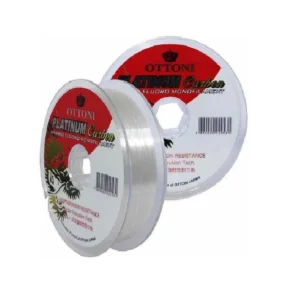 LINHA MONOFILAMENTO PLATINUN CARBON BRANCA  100M (Ottoni)