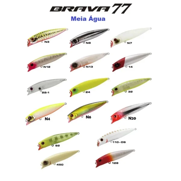 ISCA BRAVA 77 7.7 CM 7.2G MEIA AGUA (Marine Sports)