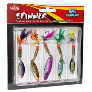 KIT ISCA SPINNER C/5 PÇS 4.5.6/10G (Maruri)