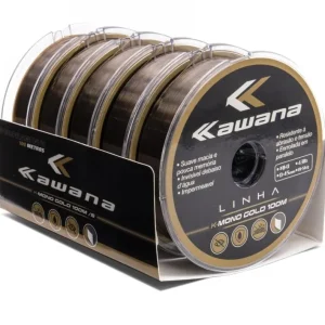 LINHA MONOFILAMENTO KAWANA GOLD. CX C.5 100M-MARURI_11zon